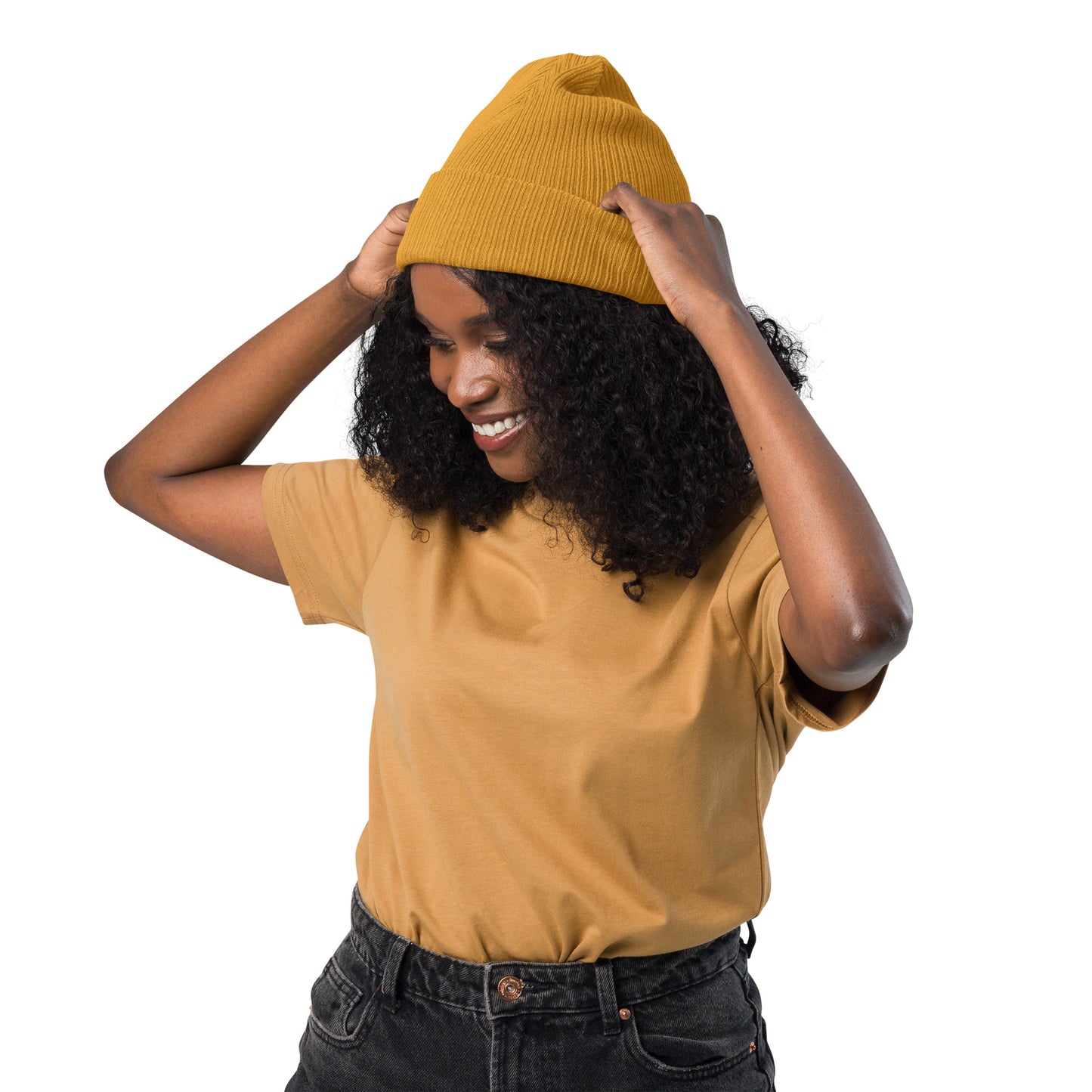 Organic Salut ribbed beanie