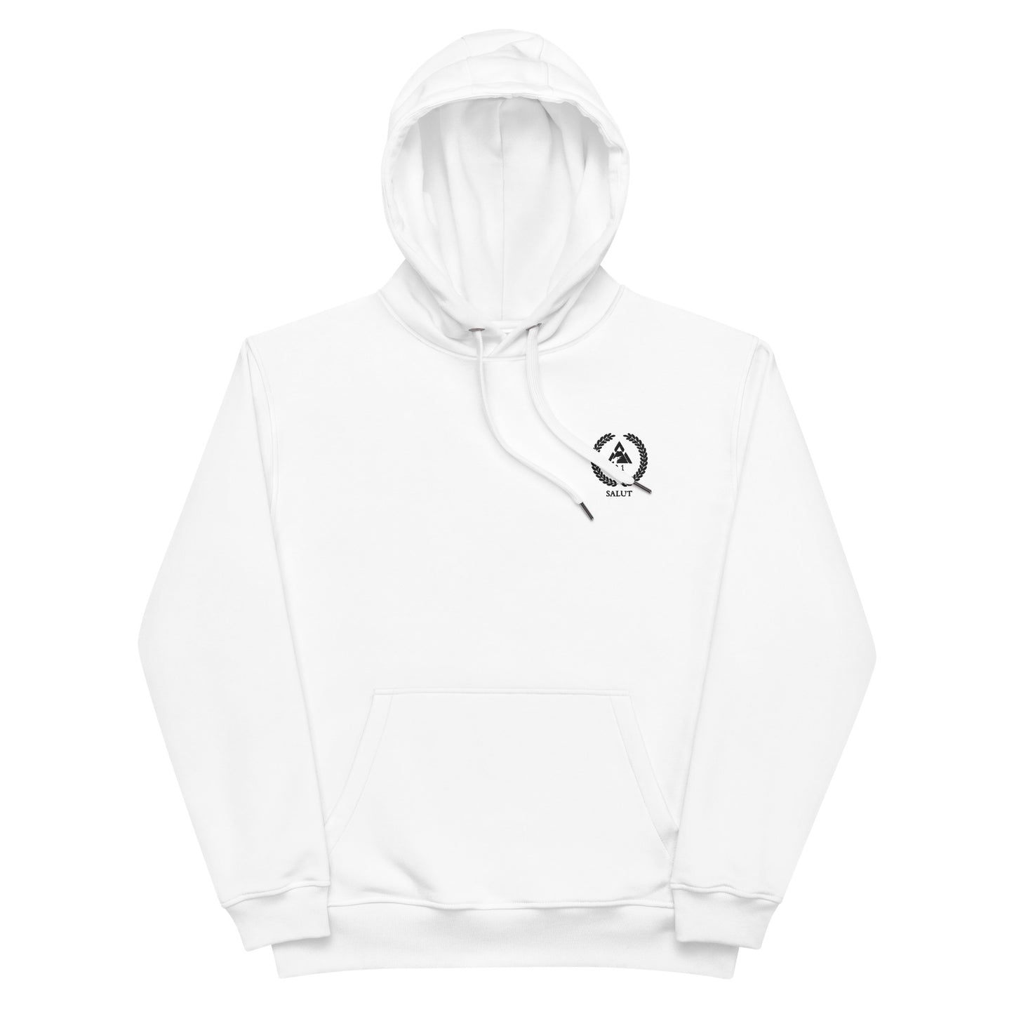 Premium white hoodie